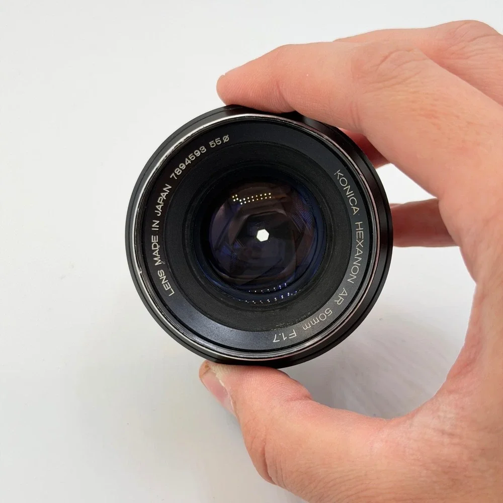 Konica Hexanon AR 50mm f1.7 Vintage Prime Lens for AR Mount - As Is Fungus